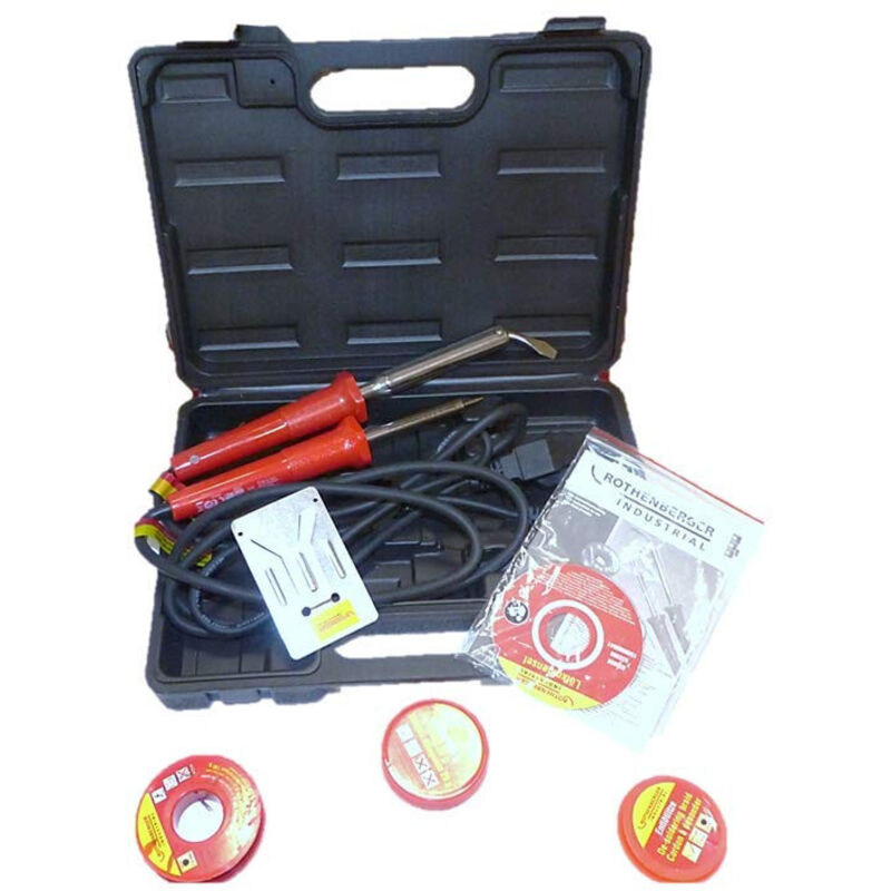 ROTHENBERGER Fer à Souder Industriel Cuivre Pour Gouttières - Kit Soudure 35499