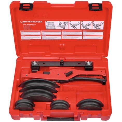 Rothenberger – Cintreuse manuelle pour tubes en cuivre et aluminium Ø 3/8-1/2-5/8-3/4-7/8' – Cintrage précis jusqu'à 90° – 23022X