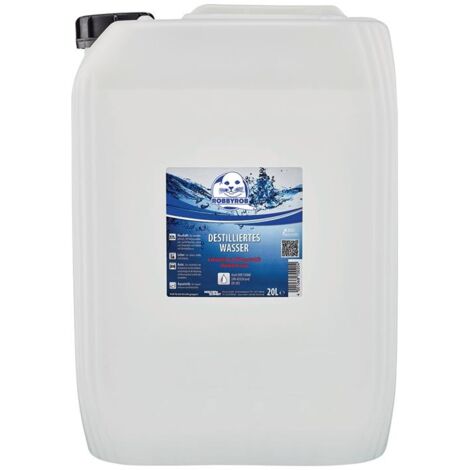 Eau distillée 20 l – Déionisée et chimiquement pure – Bidon 20 litres – Convient pour ménage, loisirs et laboratoires – Robbyrob (1/3)