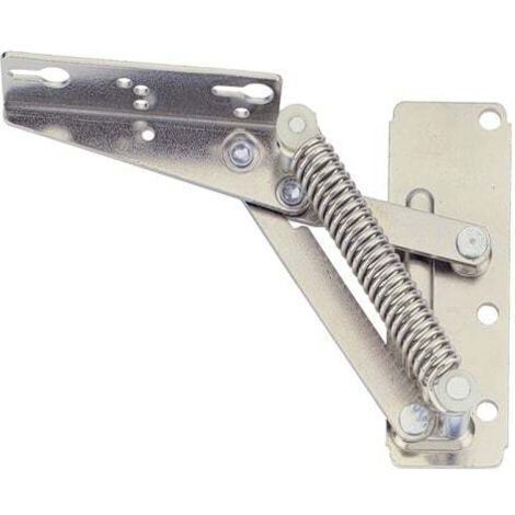 Hettich – Ferrure de relevage Lift 80-220N – Acier nickelé – Charge maximale 220N – Pour portes lourdes et meubles
