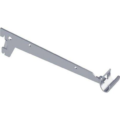ELEMENT SYSTEM Support de confection L.330mm p.Support 30kg STA blanc 3 crochets de suspension - 10112-00014 (1/4)