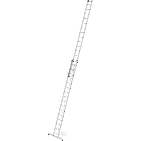 Günzburger Steigtechnik Echelle coulissante à corde 2nombre de barreaux avec traverse nivello 2 x 16 barreaux - 021316 (1/5)