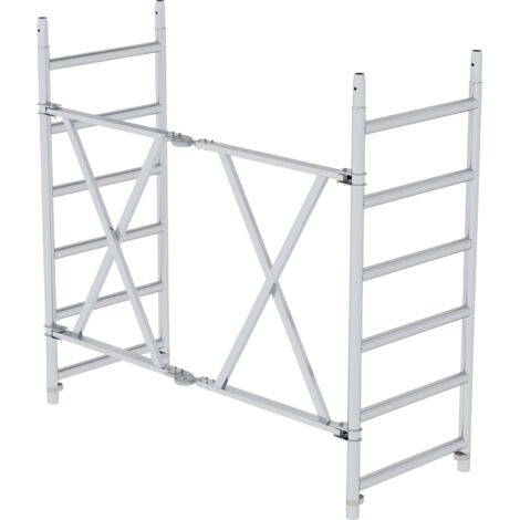 Günzburger Steigtechnik Unité de cadre pliable Largeur d'échafaudage 0,75 m Longueur d'échafaudage 1,8 m - 027971 (1/2)