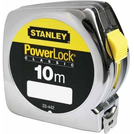 Stanley 0-33-442 Étui pour mètre ruban en matière synthétique 25 mm 10 m