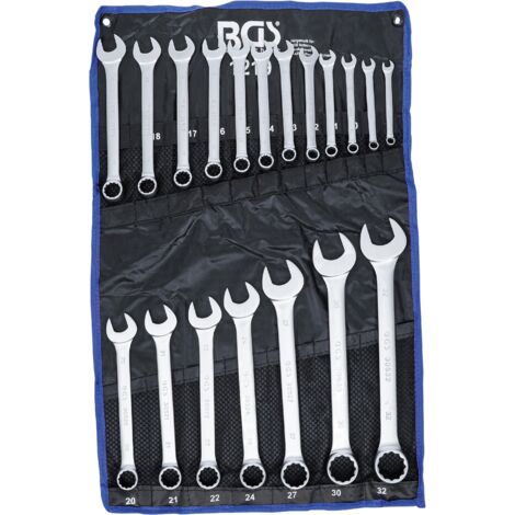BGS Jeu de clés mixtes SW 8 - 32 mm 19 pcs. - 1219 (1/5)