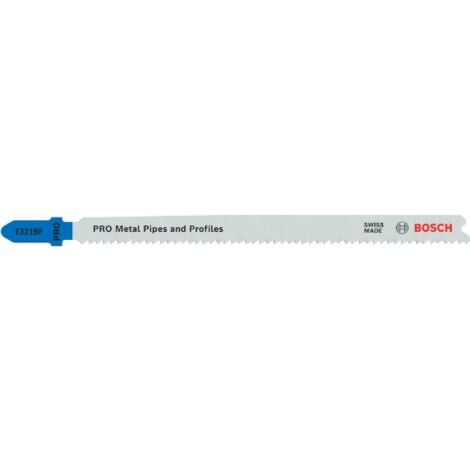Bosch PRO Lames de scie sauteuse Metal Pipes and Profiles T321BF 132 mm 25 pcs - 2608655127
