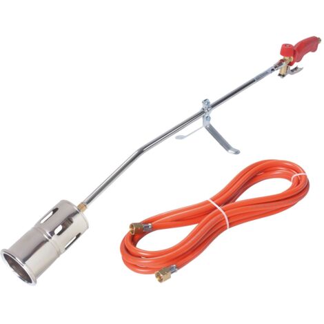 Rothenberger – Chalumeau soudeur à flamme bi-gaz – Brûleur hautes performances 1060 °C – Tube de 600 mm avec stabilisateur de flamme – Pour travaux de toiture