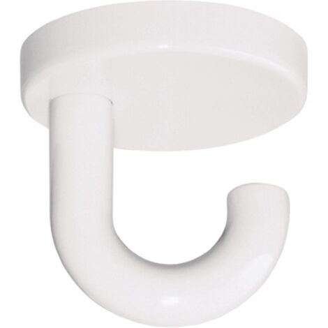 HEWI Crochet simple 477.90.040 Crochet sous-tête 40 mm Polyamide 99 blanc pur 40 mm 40 mm - 477.90.040 99 (1/3)