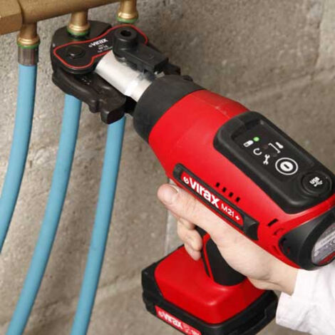 Virax – Mâchoire profil U 18 pour sertisseuse L2X et M2X – Acier trempé – Compacte pour espaces confinés – Résistante à la corrosion