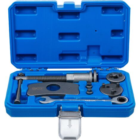Bgs Technic – Repousse-pistons pour Iveco – Kit 7 pièces – Clé à cliquet 10 mm – Plaque de maintien et disques de régleur inclus
