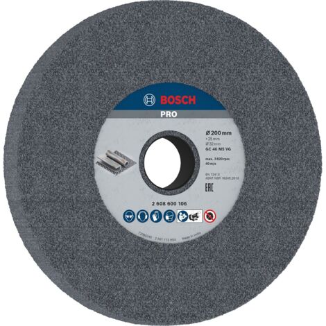 Nom Disque abrasif Bosch PRO Steel 200 x 25 x 32 mm G46 - 2608600106 (1/5)