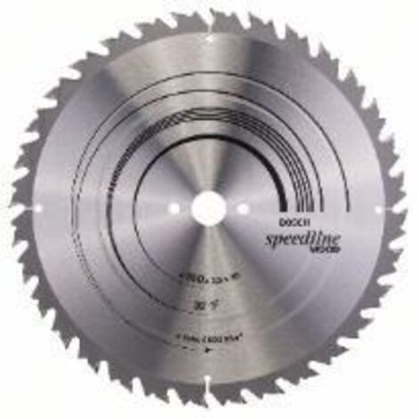 Bosch – Lame de scie circulaire 350 mm – Alésage 30 mm – 32 dents carbure pour bois dur – Coupe précise et rapide – Réduction des vibrations