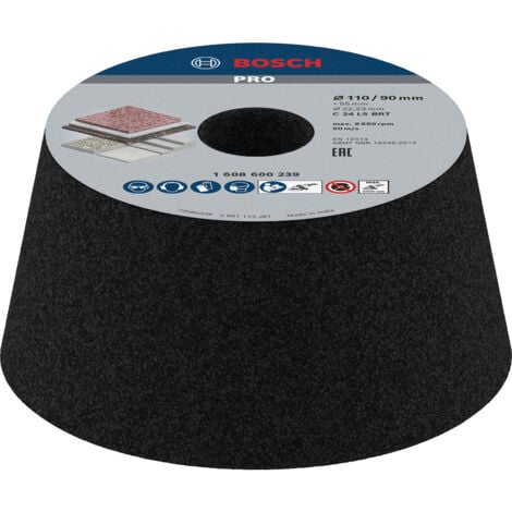 Bosch PRO Metal Meule conique 90 x 110 x 55 mm G24 - 1608600239