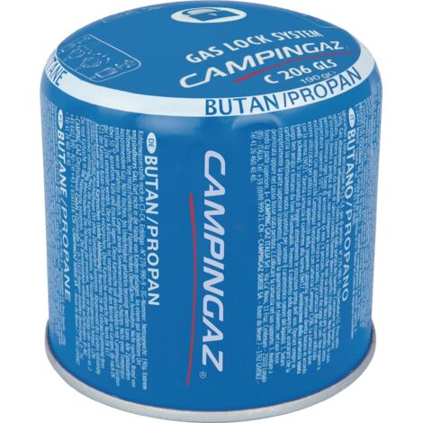 Campingaz – Cartouche de gaz butane/propane 190g – Système de verrouillage GLS – Conforme norme EN417:2012 – Pour soudure et découpe à flamme