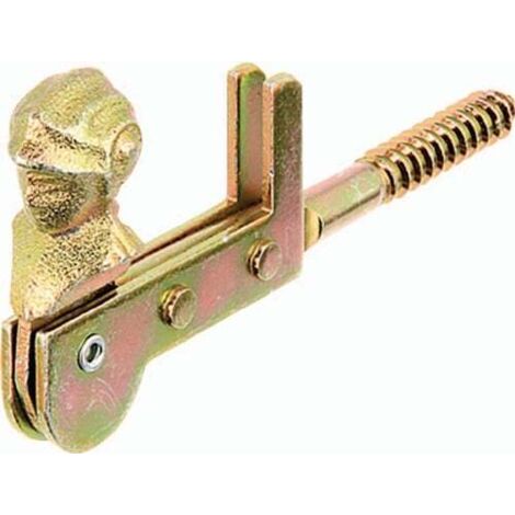 GAH Alberts Arrêt de volet L.115mm STA galv.jaune galv.avec butée - 314743