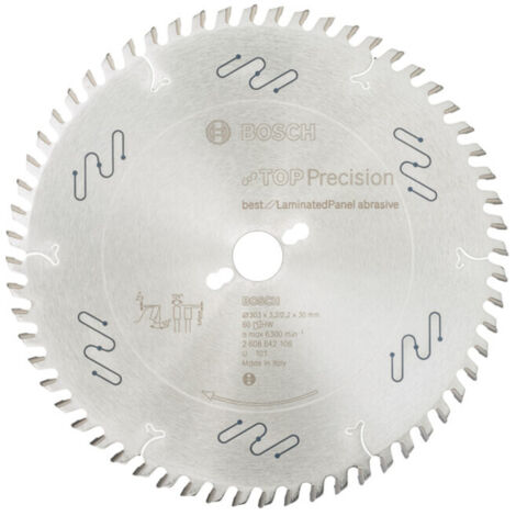 Lame de scie circulaire Bosch Top Precision Best for Laminated Panel Abrasive 303 x 30 x 3,2 mm - 2608642106 (1/5)