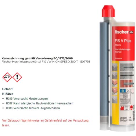 Fischer Mortier haute performance FIS VW HIGH SPEED 300 T - 507793 (1/4)