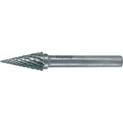 RUKO Fraise en carbure SKM Ø 8 mm longueur de tête 20 mm Ø de queue 6 mm brute denture KVZ 4 - 116036 (1/5)