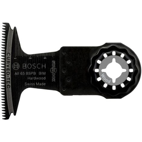 Bosch 10x lame de scie plongeante BIM Starlock AII 65 BSPB Hard Wood 40 x 65 mm - 2608664479