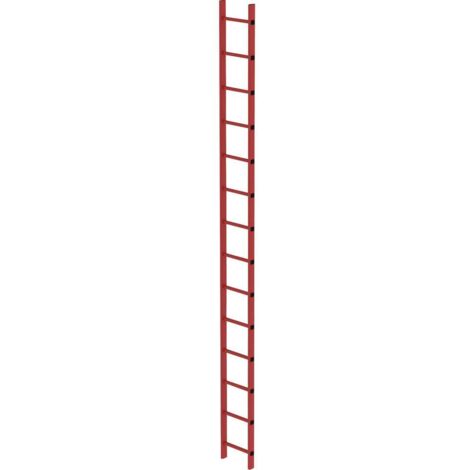 Günzburger Steigtechnik Echelle de cuvette GFK 300 mm de largeur intérieure 14 échelons - 064014