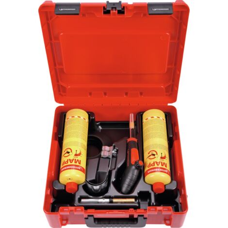 Rothenberger – Chalumeau soudeur à flamme bi-gaz – Brasage fort jusqu'à Ø 28 mm – Soudage tendre jusqu'à Ø 35 mm – 1000002364