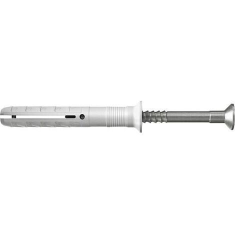 Fischer  50x  chevilles  à clou  N  6  x  60/30  S  avec  vis  à  clou  A2  acier  inoxydable  -  050373 (1/5)