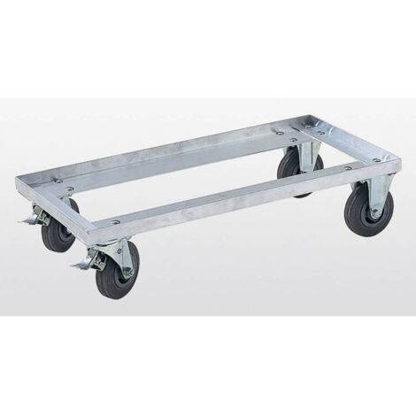Günzburger Steigtechnik Chariot pour caisses de transport Dimensions : 1.200 x 800 mm - 011188 (1/3)