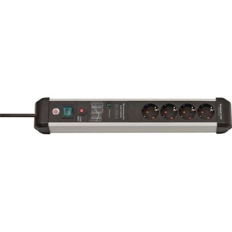 Multiprise Premium-Protect-Line 16 A 230 V noir/argent Prise 6