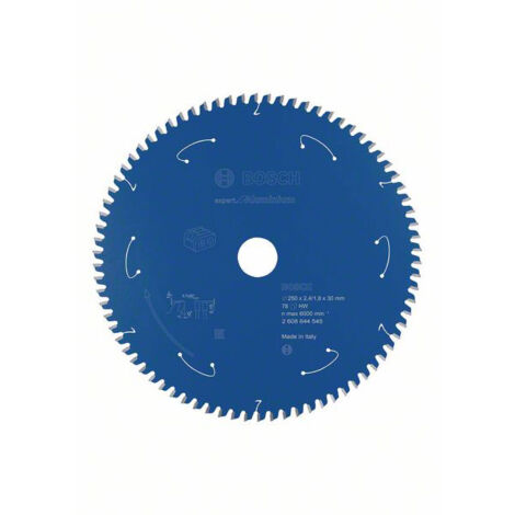 Nom: Lame de scie circulaire Bosch Expert for Aluminium pour scies sans fil, 254 x 2,4/1,8 x 30, 78 dents - 2608644687 (1/5)