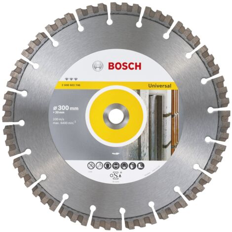 Bosch Disque à tronçonner diamant Best for Universal, 300 x 20 x 2,8 x 15 mm - 2608603746