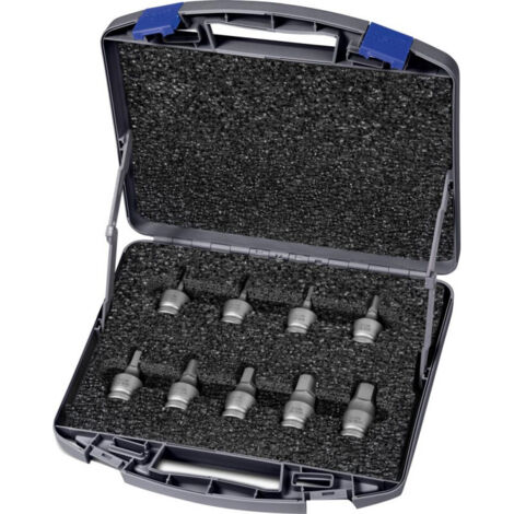 ASW Jeu de douilles pour visseuses à chocs 725 H 9 OL 9 pièces 1/2" six pans intérieurs - 173851 (1/4)