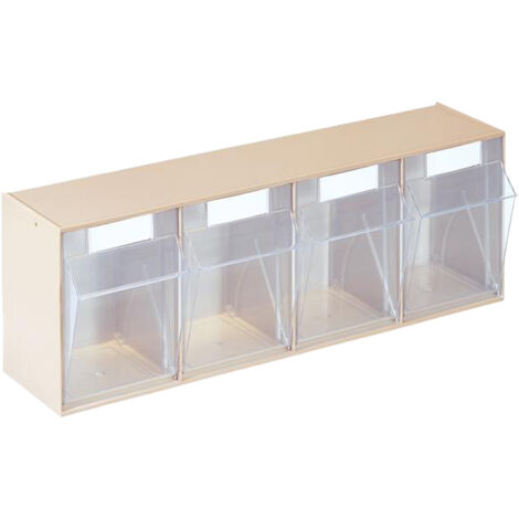 Lockweiler Magasin transparent H 207 x L 600 x P 172 mm beige - 1500482