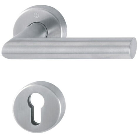 HOPPE FS-Garnitur Ams.FS-E1400/42H/42HS VA F69 D/D TS 40-65mm PZ rd.DIN L/R - 10721910 (1/4)