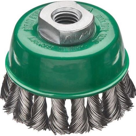 Lessmann Brosse coupelle Ø 65 mm M14 épaisseur de fil 0,5 mm - 482.817.WZ (1/4)