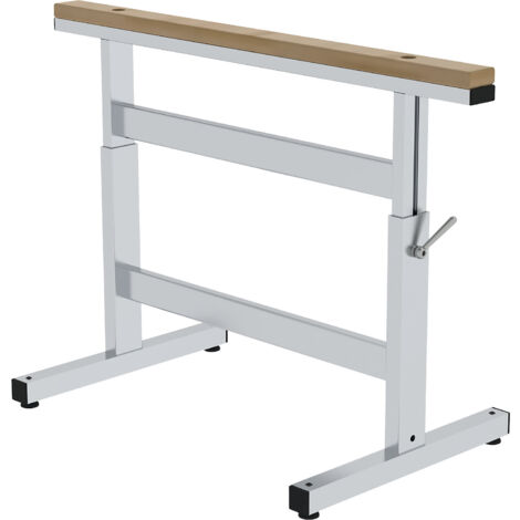 Günzburger Steigtechnik Tréteau de travail 0,5 x 0,78 m réglable en hauteur 700 - 1.000 mm - 030400 (1/2)