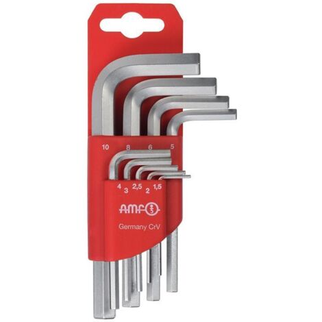 AMF Jeu de tournevis d'angle 911-HM9C 9 pièces dans un support en plastique - 46789 (1/3)