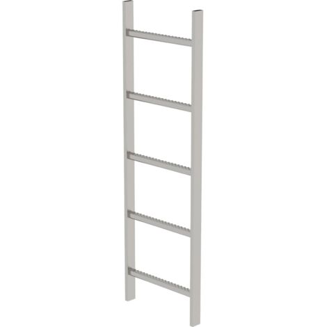 Günzburger Steigtechnik Echelle de cuvette acier inoxydable V4A 400 mm de largeur intérieure 5 échelons - 063005 (1/4)