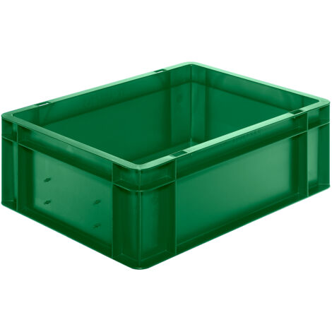 LA-KA-PE Bac de transport empilable L400xL300xH145mm - TK400/145-0 VERT