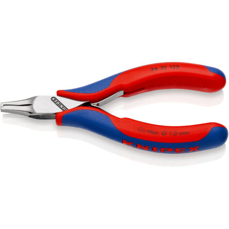 KNIPEX 36 32 125 Pince à composants pour l'électronique avec poignées multimatières 125 mm