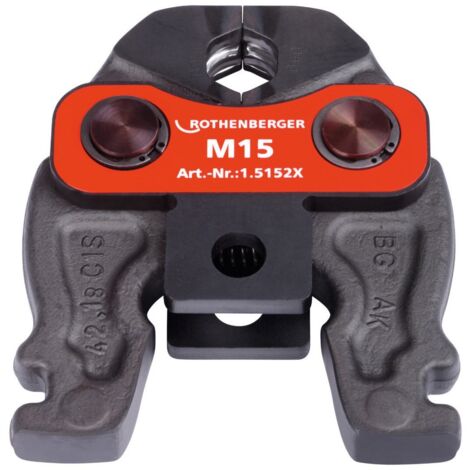 ROTHENBERGER Jeu de mâchoires à sertir, Compact, M, 15-18-22-28mm - 1000002804 (1/5)