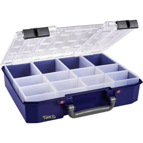 raaco CarryLite 80 4x8-12 Coffret de rangement Nombre de compartiments: 12 Contenu 1 pc(s) D613471