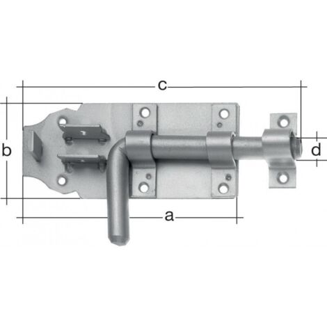 GAH Alberts Boulon de p.. L.160mm L.70mm STA TZN Sortie 49mm - 124359 (1/3)