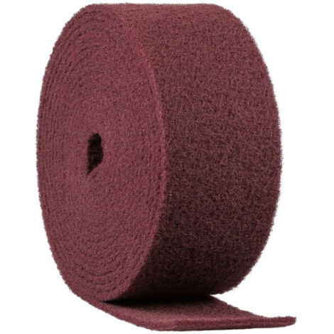KLINGSPOR Rouleau de non-tissé abrasif NRO 400 longueur 10 m largeur 150 mm medium rouge-brun - 258890 (1/4)