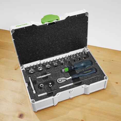Festool Jeu de clés à cliquet SYS3 S 76-1/4"-CE RA dans Systainer - 578112