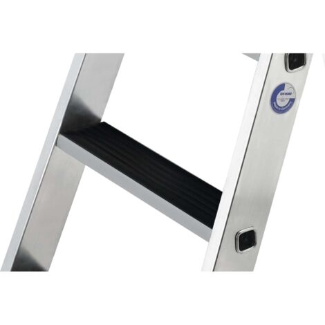 Günzburger Steigtechnik Kit de rééquipement clip-step pour échelle double à marches en PRV / aluminium accessible des deux côtés 2 x 12 marches - 041539 (1/2)