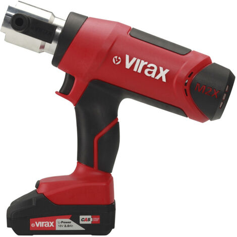VIRAX Machine à sertir sans fil VIPER M2X 18V / 2,0 Ah CAS-Akku 253550