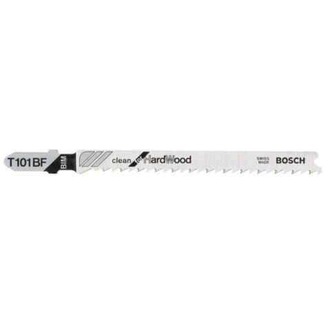 Bosch PRO Hardwood clean T101BF Lame de scie sauteuse 100 mm 25 pcs - 2608634988