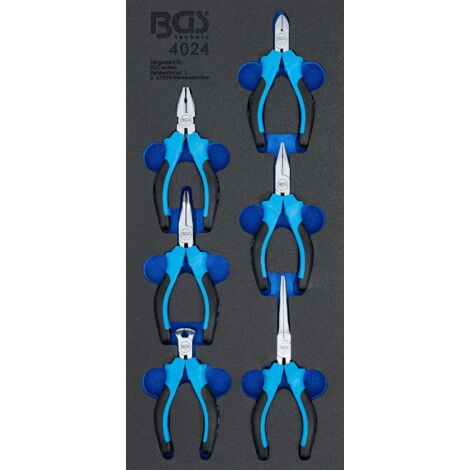 Bgs Technic – Jeu de mini-pinces de précision 6 pièces – Acier au chrome-vanadium – Pour espaces confinés – 4024 (1/3)