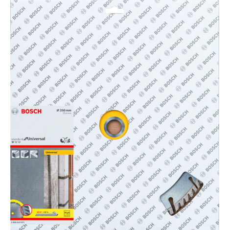 Bosch – Disque à tronçonner diamanté 2608615071 350 mm – Alésage 25,4 mm – Pour béton et maçonnerie – Coupe précise et durable
