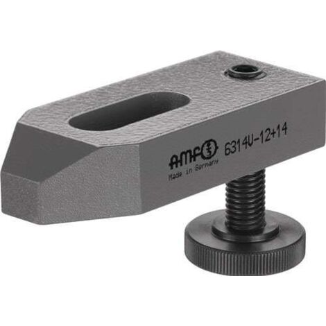 AMF Bride de serrage sans vis 6314V 100 mm pour rainure en T 12 + 14 mm - 70821